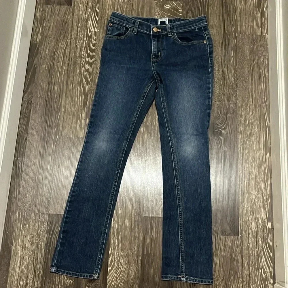 Girls size 14 skinny stretch jeans - Picture 2 of 3